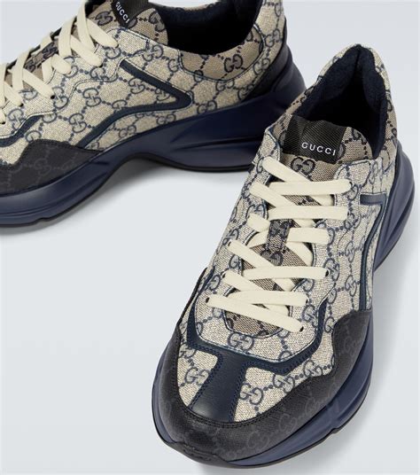 gucci rhyton sneakers ebay|gg rhyton low top sneakers.